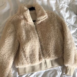 Zara shearling jacket. Never worn.